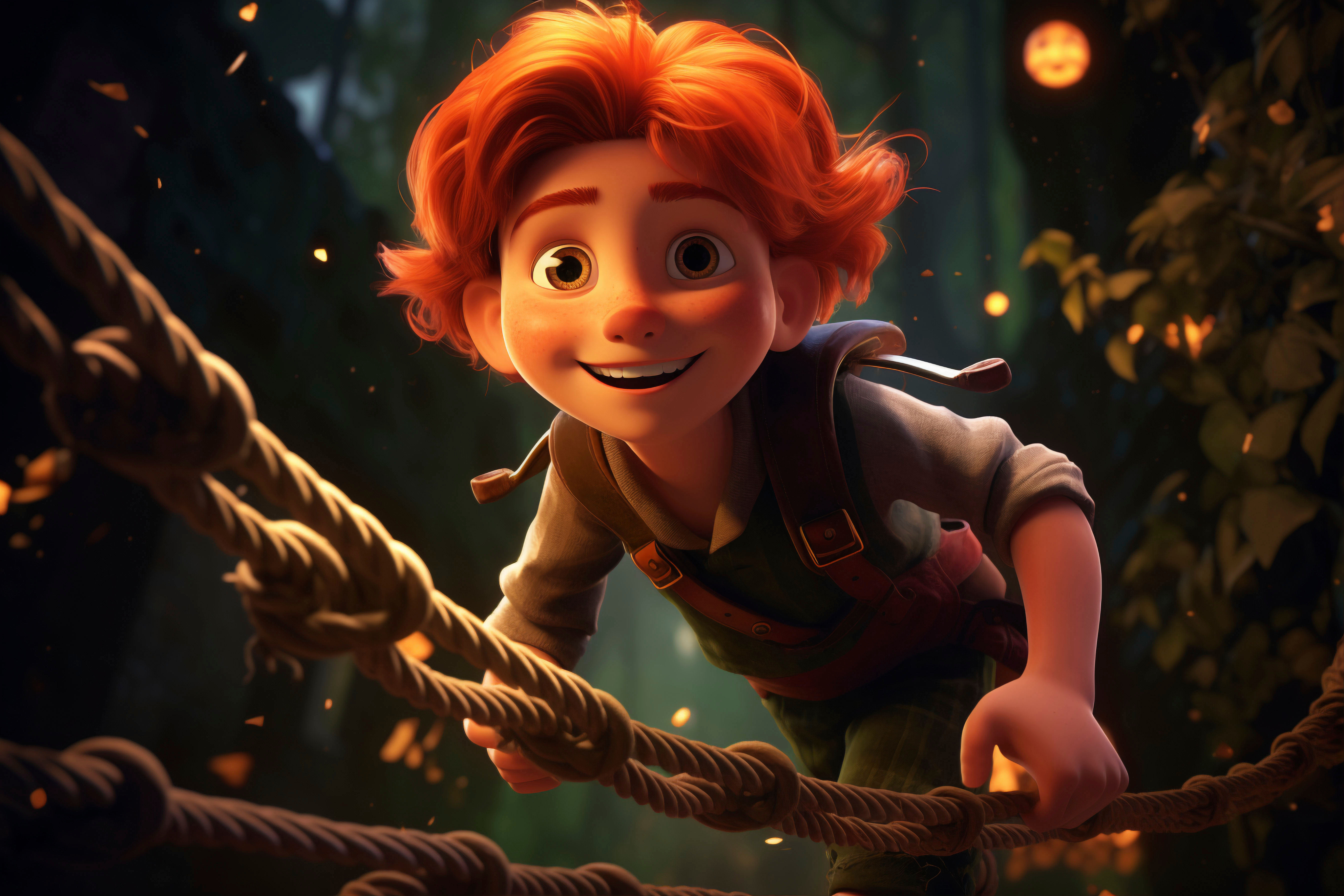 3D cartoon character